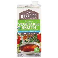 Bonafide Provisions Vegetable Broth, No-Salt Added...
️