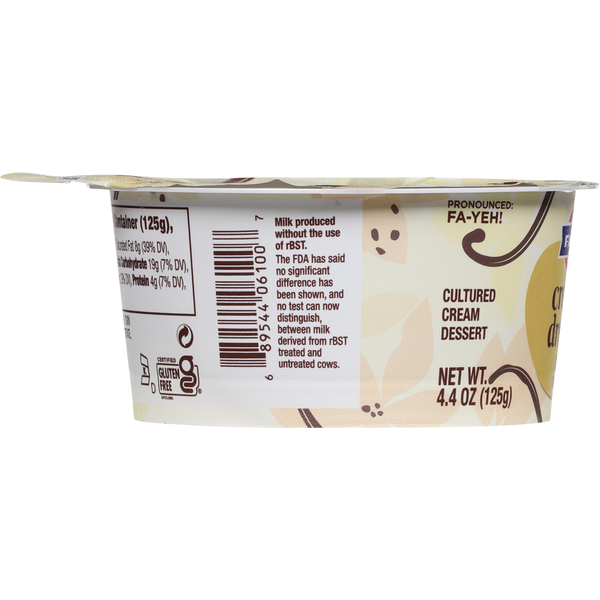 FAGE Cream Dessert, Sweet Vanilla, Cultured, Creamy Dreamy