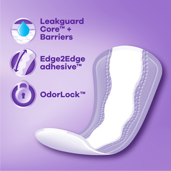Always Daily Extra Protect Liners, Long Length, Unscented Panty Liners