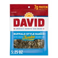 DAVID Sunflower Seeds, Buffalo Style Ranch Flavor️