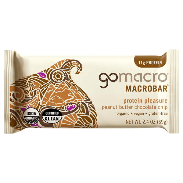 GoMacro Peanut Butter Chocolate Chip MacroBar