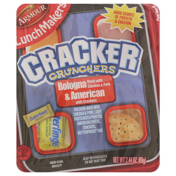 Armour LunchMakers Bologna Cracker Crunchers