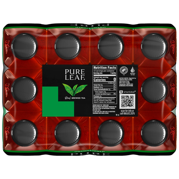Pure Leaf Unsweetened Black Tea Real Brewed Tea
