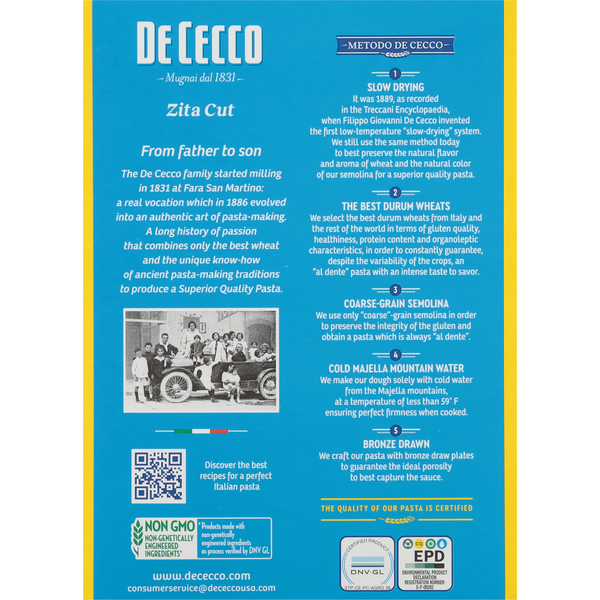 De Cecco Zita Cut, No. 118