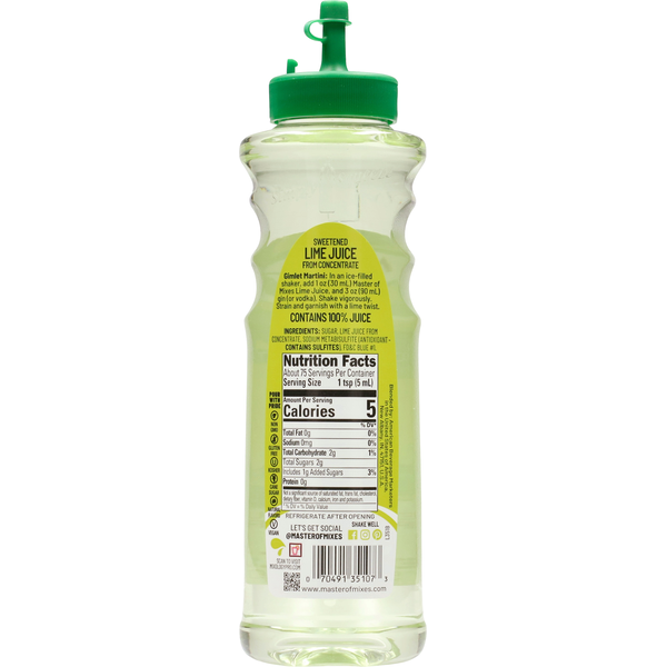 Master of Mixes Lime Juice