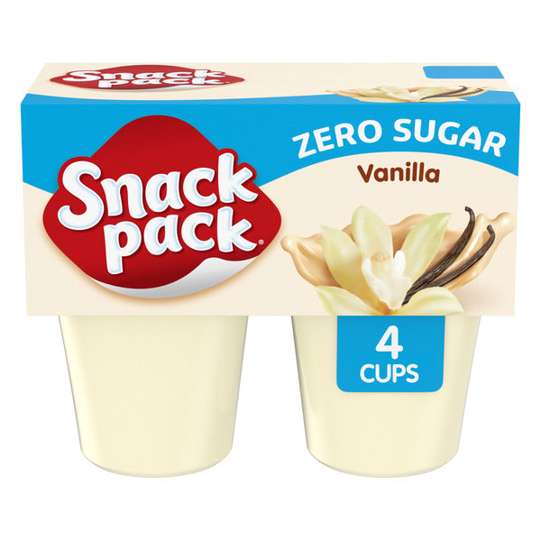 Snack Pack Zero Sugar Vanilla Pudding Cups