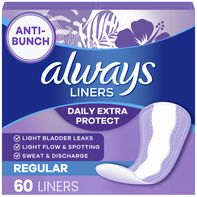 Always Daily Extra Protect Liners, Regular Length,...
️