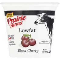 Prairie Farms Yogurt, Lowfat, Black Berry, Blended️