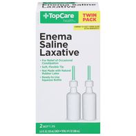 TopCare Enema Saline Laxative, Twin Pack️