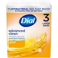 Dial Antibacterial Deodorant Bar Soap, Advanced Cl...
️