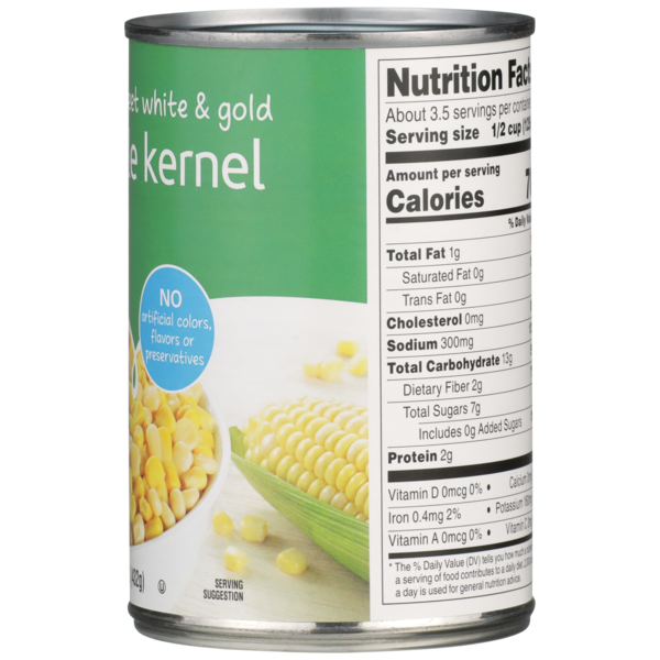 Food Club Super Sweet White & Gold Whole Kernel Corn