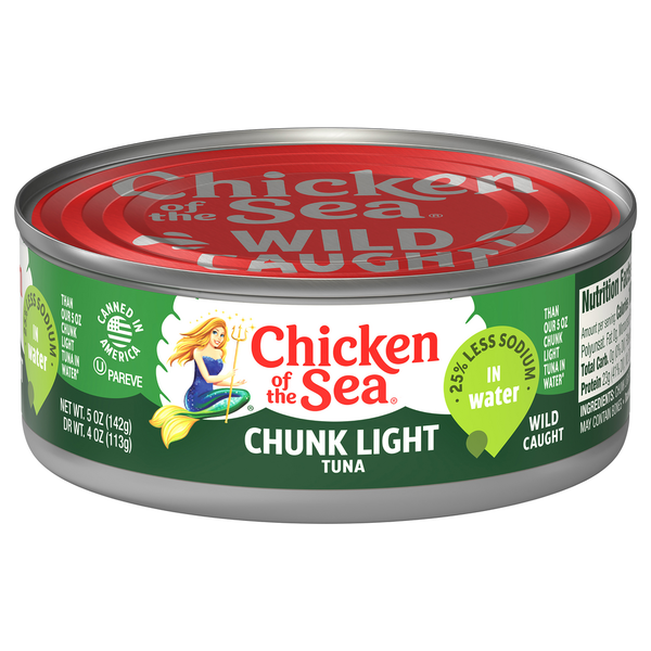 Chicken of the Sea Chunk Light Tuna in Water 25% Less Sodium