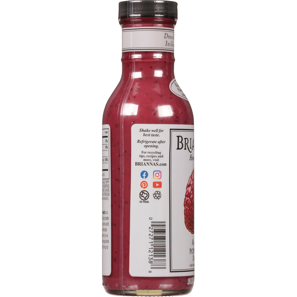 BRIANNAS Home Style Raspberry Poppy Seed Dressing
