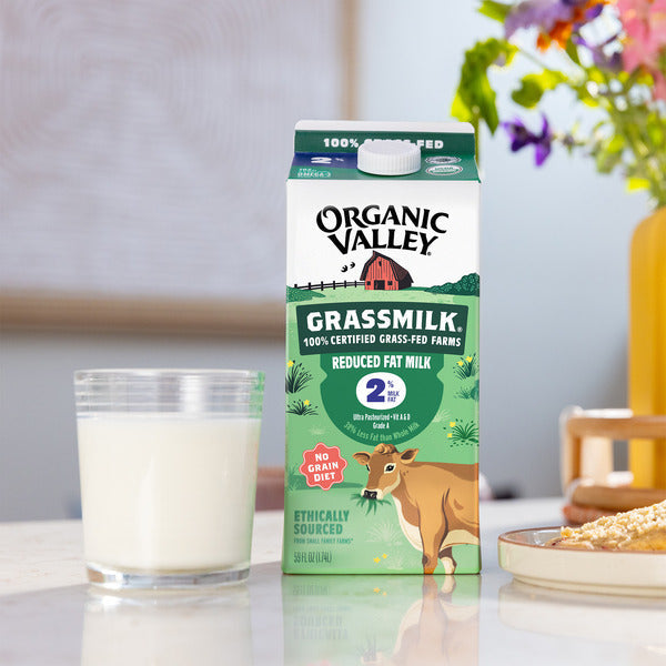 Organic Valley® Grassmilk® Reduced Fat Organic 2% Milk