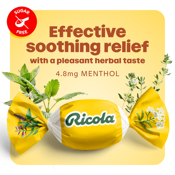Ricola Sugar Free Swiss Herb Cough Drops