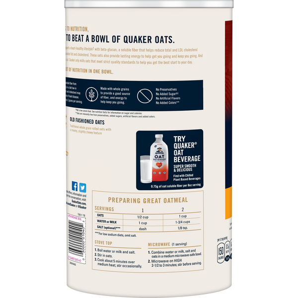 Quaker Old Fashioned Oatmeal