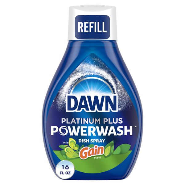 Dawn Platinum Plus Powerwash Dish Spray Refill – Gain Scent