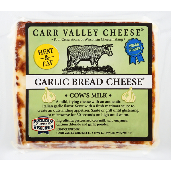 Carr Valley Cheese Bread Cheese, Garlic DestGlow