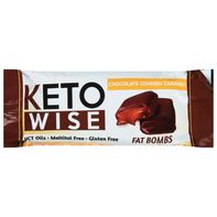 Keto Wise Fat Bombs, Chocolate Covered Caramels