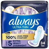Always Ultra Thin Extra Heavy Overnight Pads️