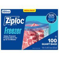 Ziploc Quart Freezer Storage Bags, Stay Open Desig...
️