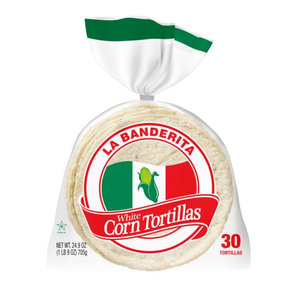La Banderita White Corn Tortillas
