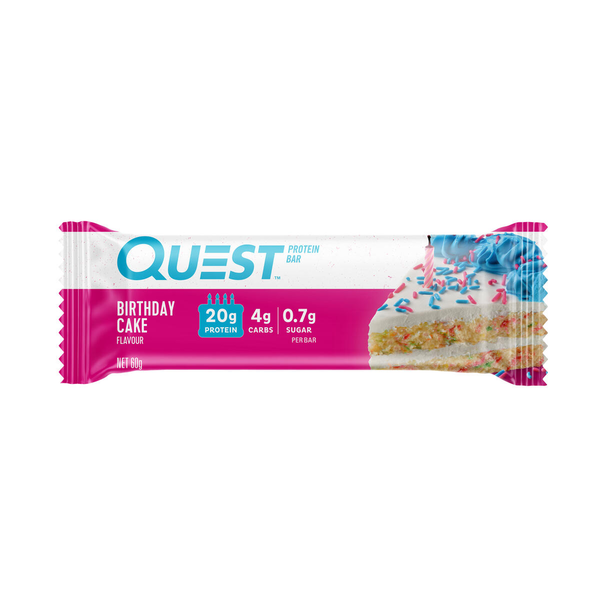 Quest Protein Bar, Birthday Cake Flavor