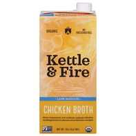 Kettle & Fire Organic Low Sodium Chicken Broth️