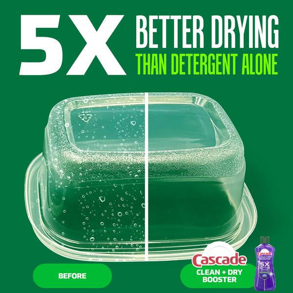 Cascade Rinse Aid Clean & Dry Booster