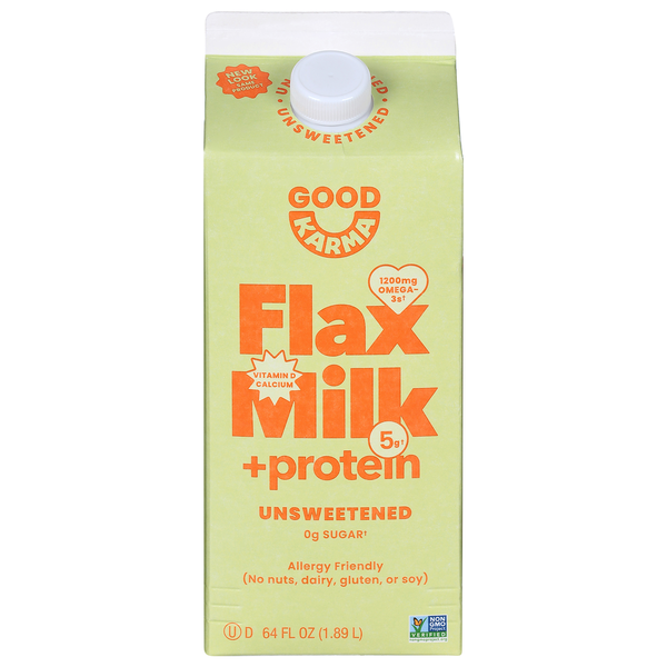 Good Karma Unsweetened Flax Milk +Protein