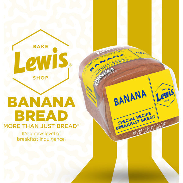 Lewis Bake Shop Banana Breakfast Bread