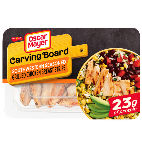 Oscar Mayer Carving Board Southwestern Seasoned Grilled Chicken Breast Strips