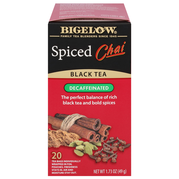 Bigelow Spiced Chai Decaffeinated Black Tea