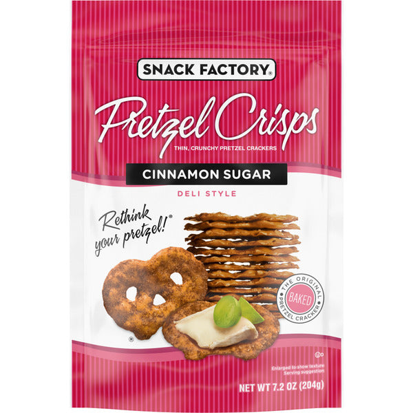 Snack Factory Cinnamon Sugar Pretzel Crisps