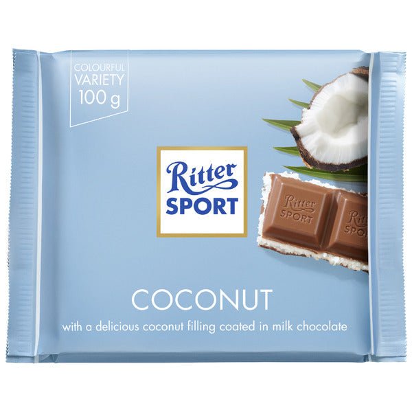 Ritter Sport Milk Chocolate with Coconut Creme