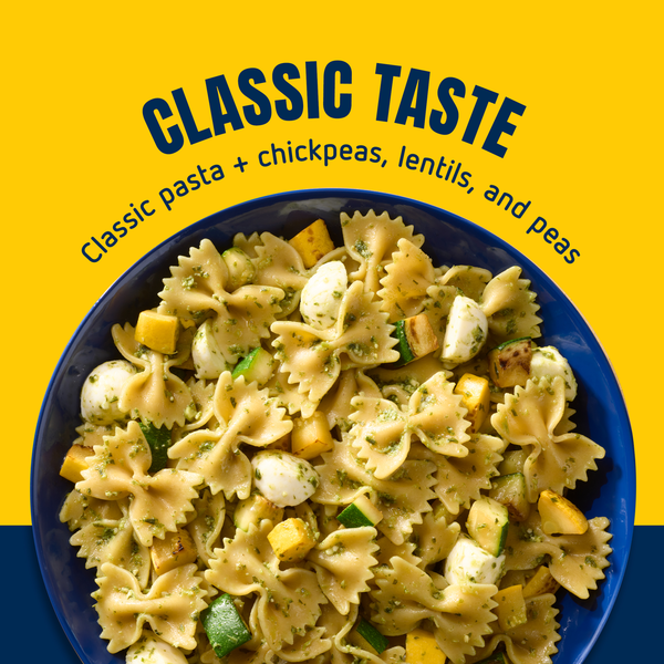 Barilla Protein+ (Plus) Farfalle Pasta - Plant Based Pasta - Made from Lentils, Chickpeas & Peas