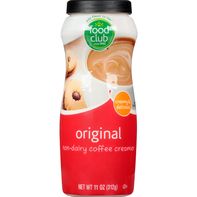 Food Club Coffee Creamer, Non-Dairy, Original️
