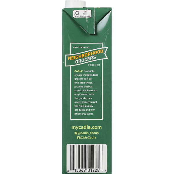CADIA Broth, Organic, Low Sodium, Vegetable