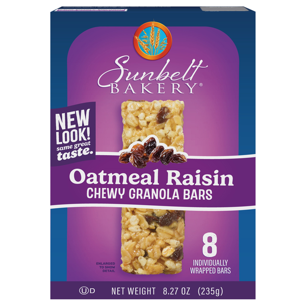 Sunbelt Bakery Oatmeal Raisin Chewy Granola Bars