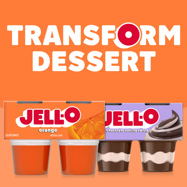 Jell-O Orange Refrigerated Gelatin
