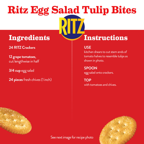 Ritz Original Crackers, Snacks For Kids And Adults, Lunch Snacks 10.3 oz