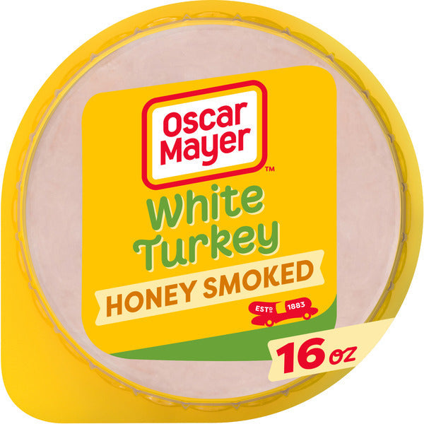 Oscar Mayer Lean Honey Smoked White Turkey Sliced Deli Sandwich Lunch Meat