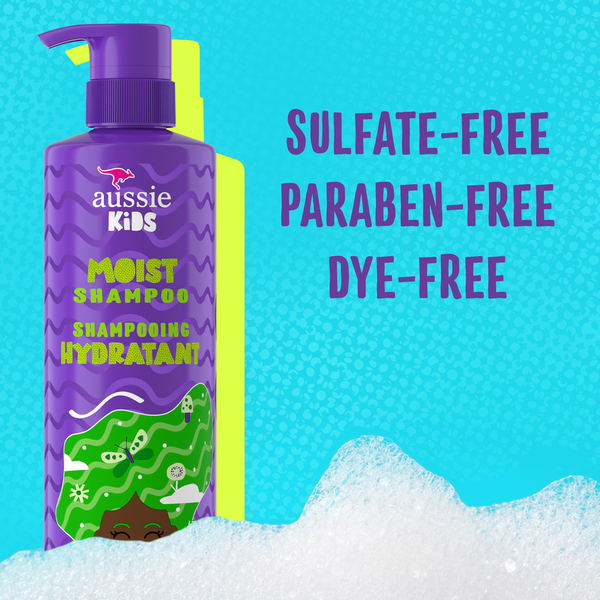 Aussie Kids Moist Sulfate Free Shampoo for Kids
