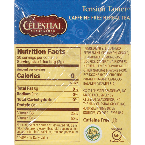 Celestial Seasonings Tension Tamer, Caffeine-Free Herbal Tea