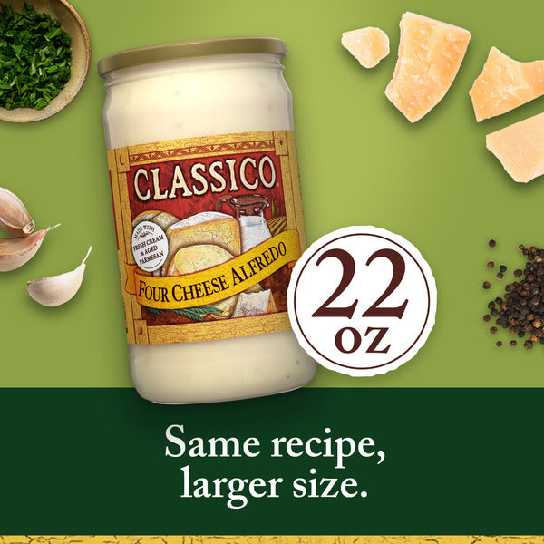 Classico Four Cheese Alfredo Pasta Sauce