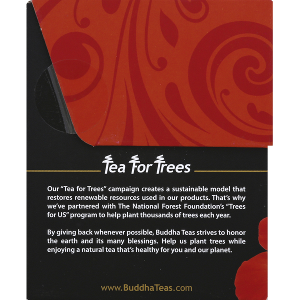 Buddha Teas Herbal Tea, Organic, Hibiscus Tea, Tea Bags