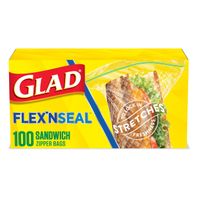 Glad FLEX’N SEAL Food Storage Plastic Bags, Sandwi...
️