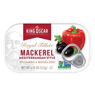King Oscar Mackerel, Mediterranean Style, Skinless...
️