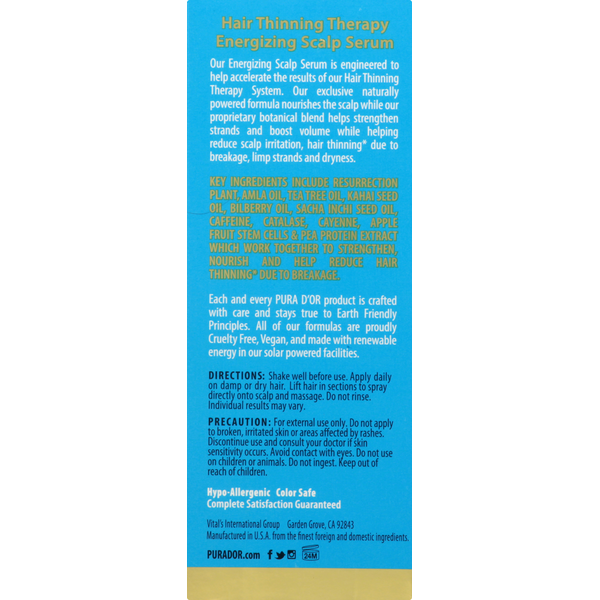 PURA D’OR Hair Thin Scalp Serum