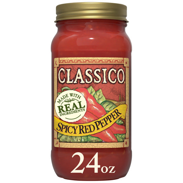Classico Spicy Red Pepper & Tomato Spaghetti Pasta Sauce